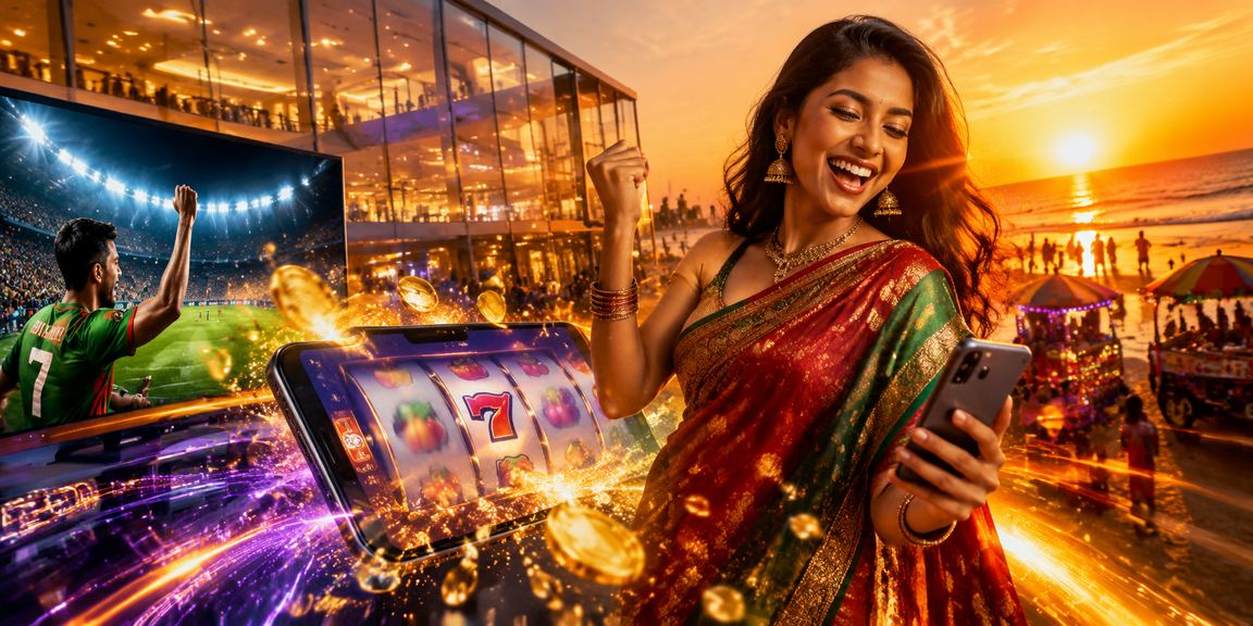 A user enjoying a saree-themed slots game on the w830 platform in Cox's Bazar